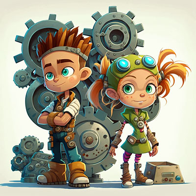 А кто такие ФикСики. SerJi cartoon for children about bolts and cogs